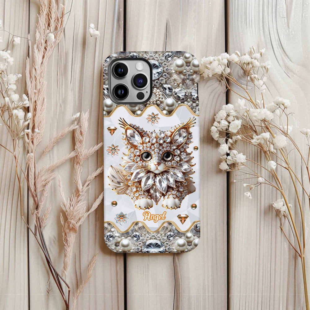 Coque de téléphone personnalisée avec motif chat persan « Love Persian Cat »