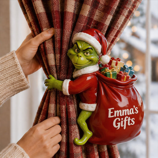 Stole Christmas - Personalized Stole Christmas Curtain Tieback