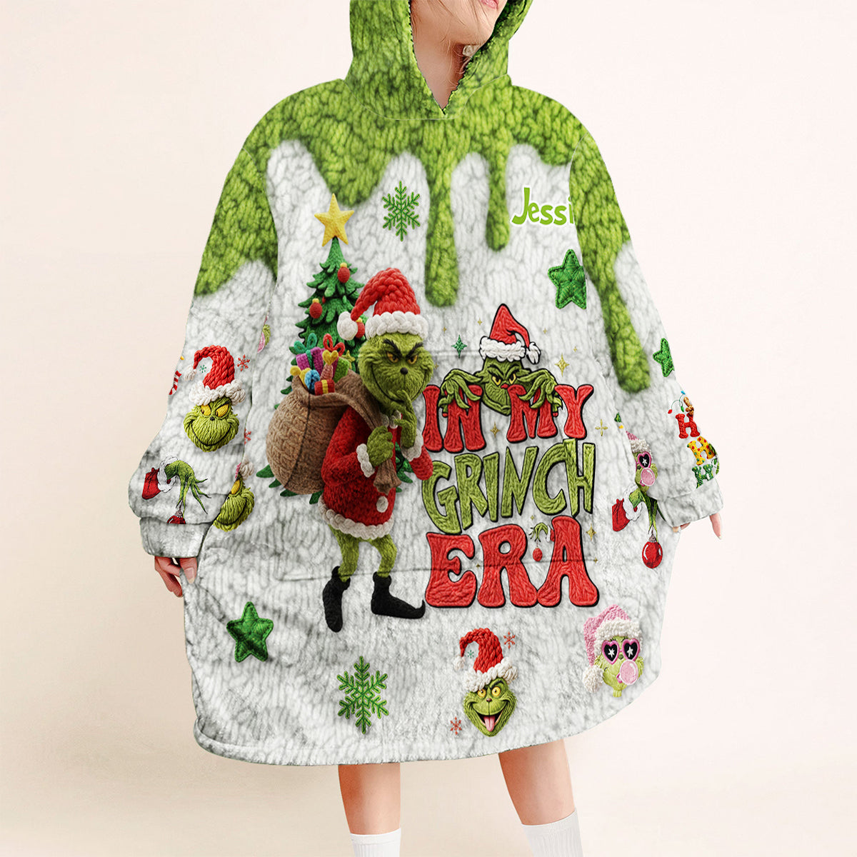 Film classique de Noël - Couverture de Noël personnalisée à capuche
