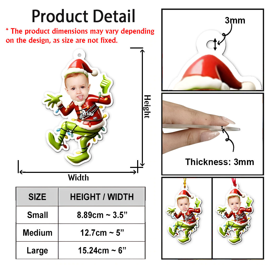 Notre Famille - Étole de Noël personnalisée et transparente