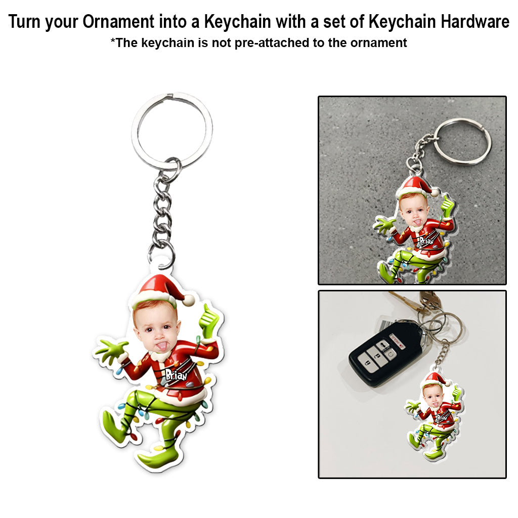 Notre Famille - Étole de Noël personnalisée et transparente