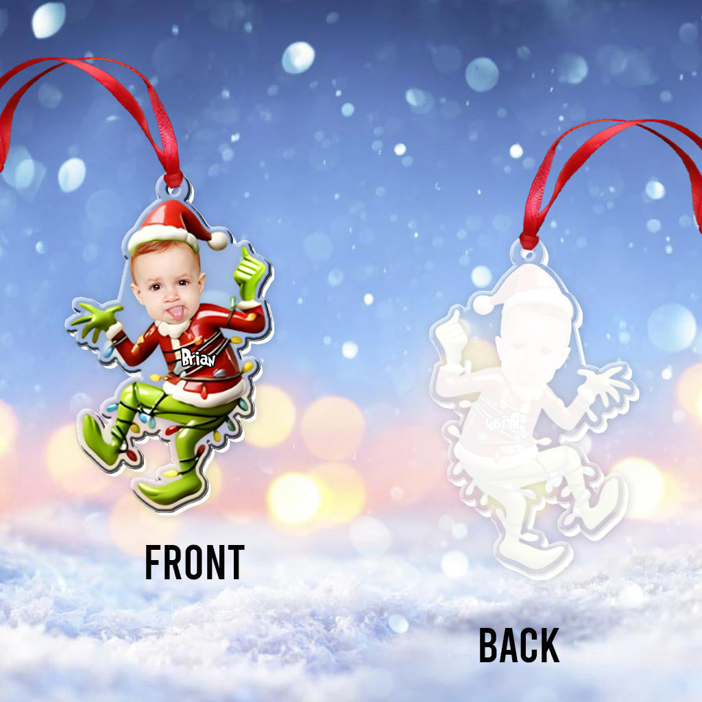 Notre Famille - Étole de Noël personnalisée et transparente