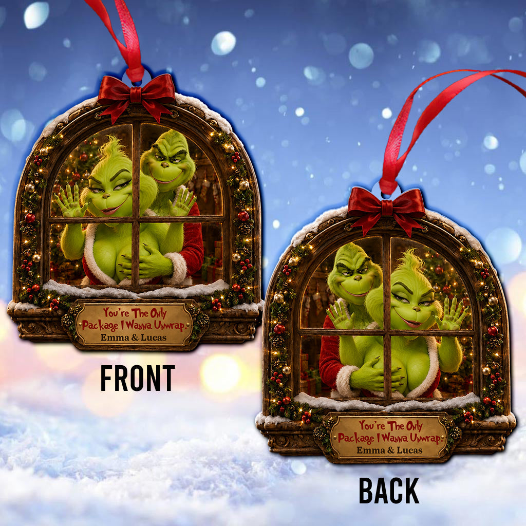 Naughty Couple Gift - Personalized Stole Christmas Ornament