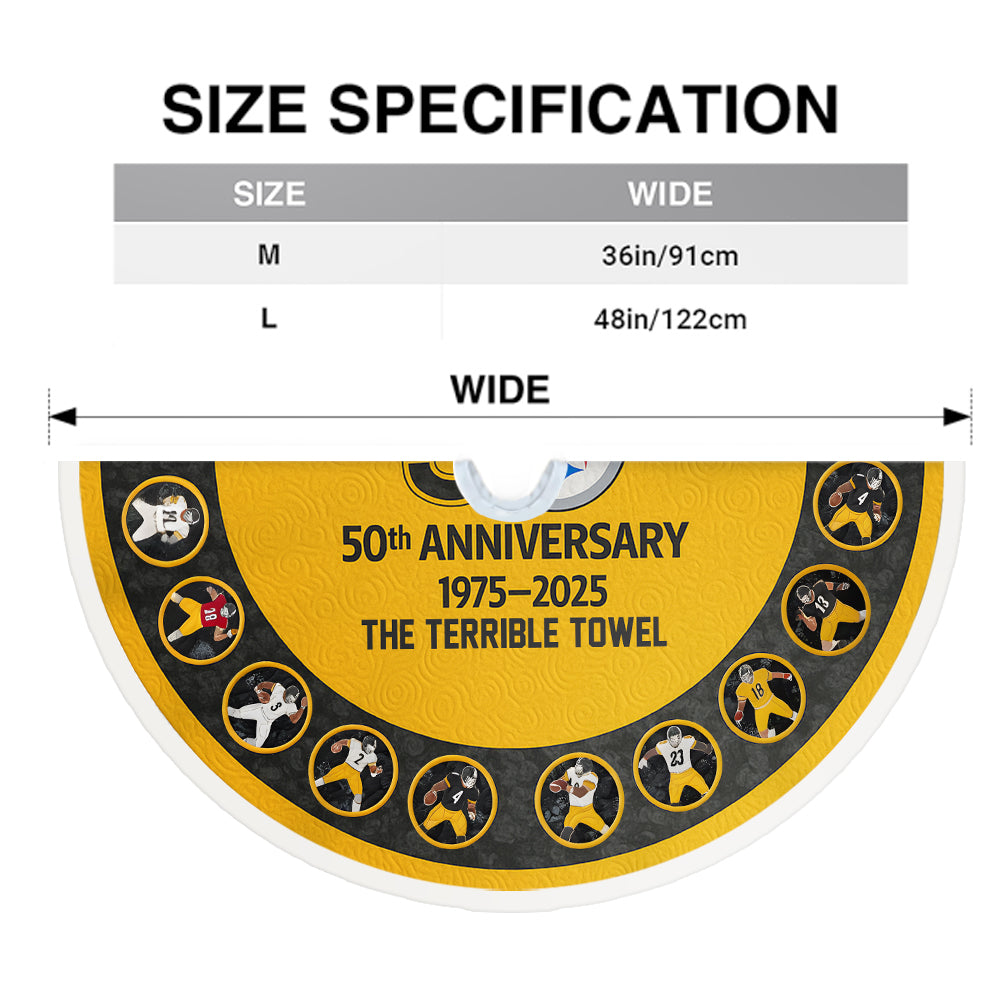 Jupe de sapin de Noël 50e anniversaire - Football américain