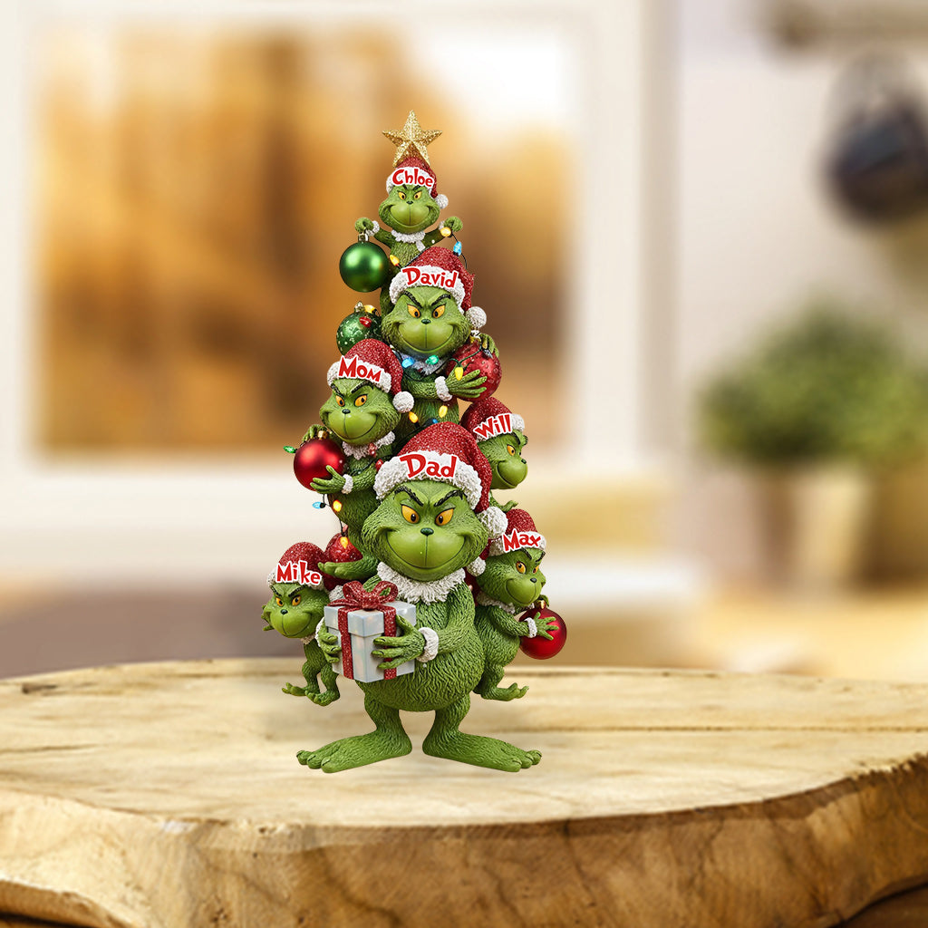 Our Family - Personalized Family Custom Shaped Acrylic Plaque