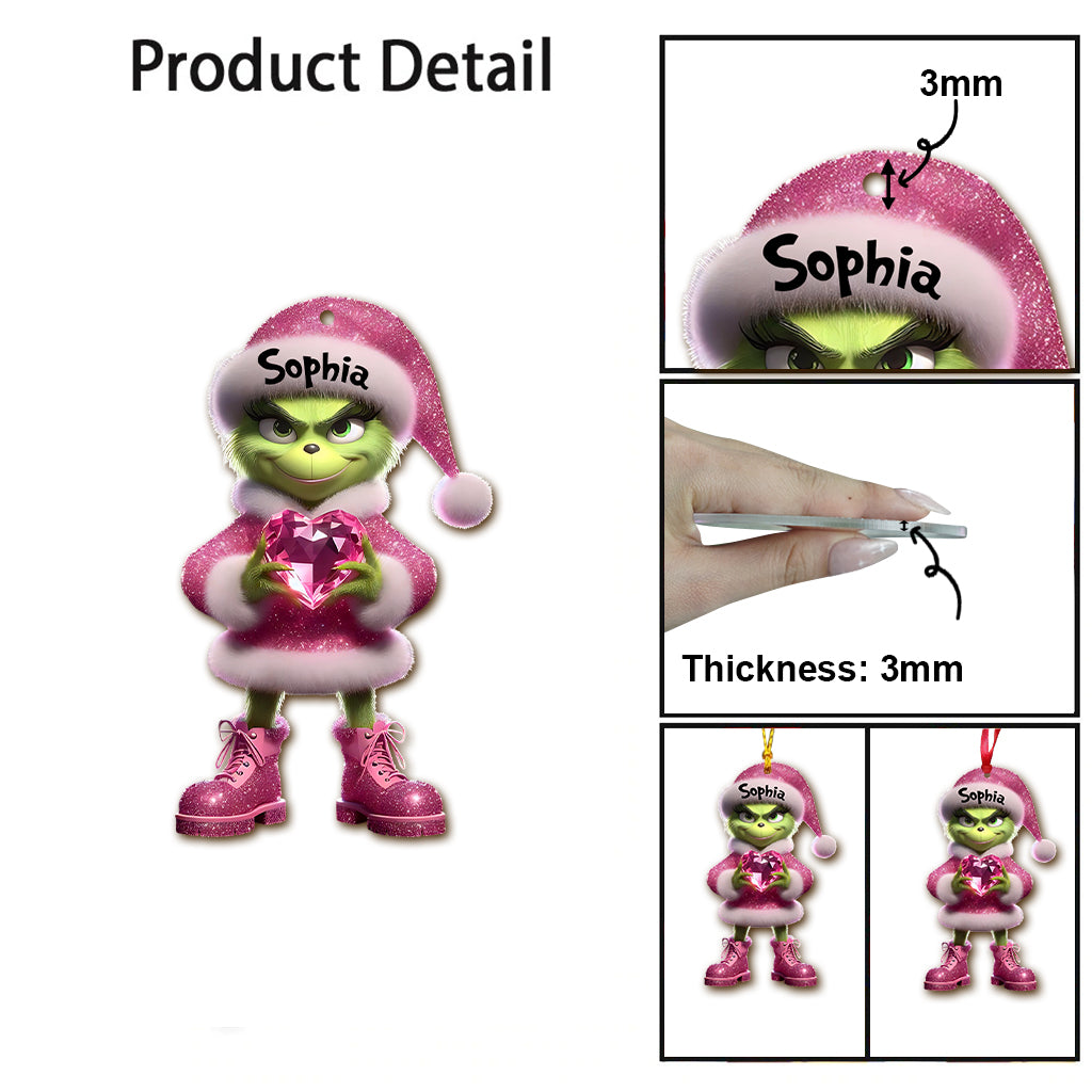 Joyeux Grinchmas - Étole de Noël personnalisée