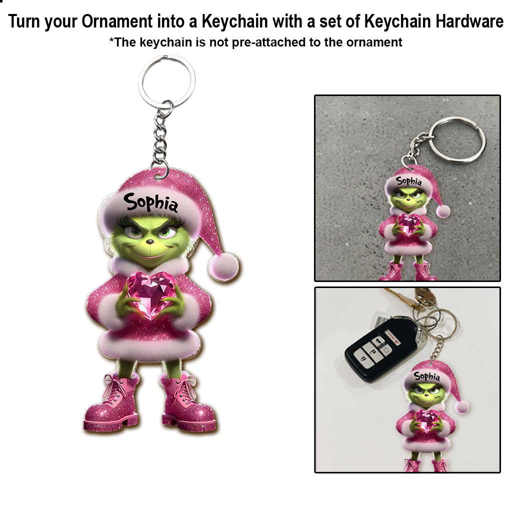 Joyeux Grinchmas - Étole de Noël personnalisée