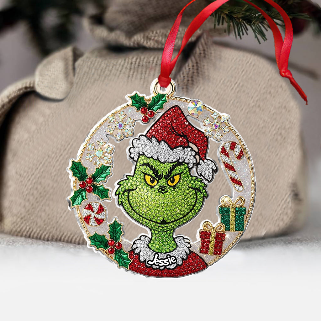 Joyeux Grinchmas - Étole de Noël personnalisée