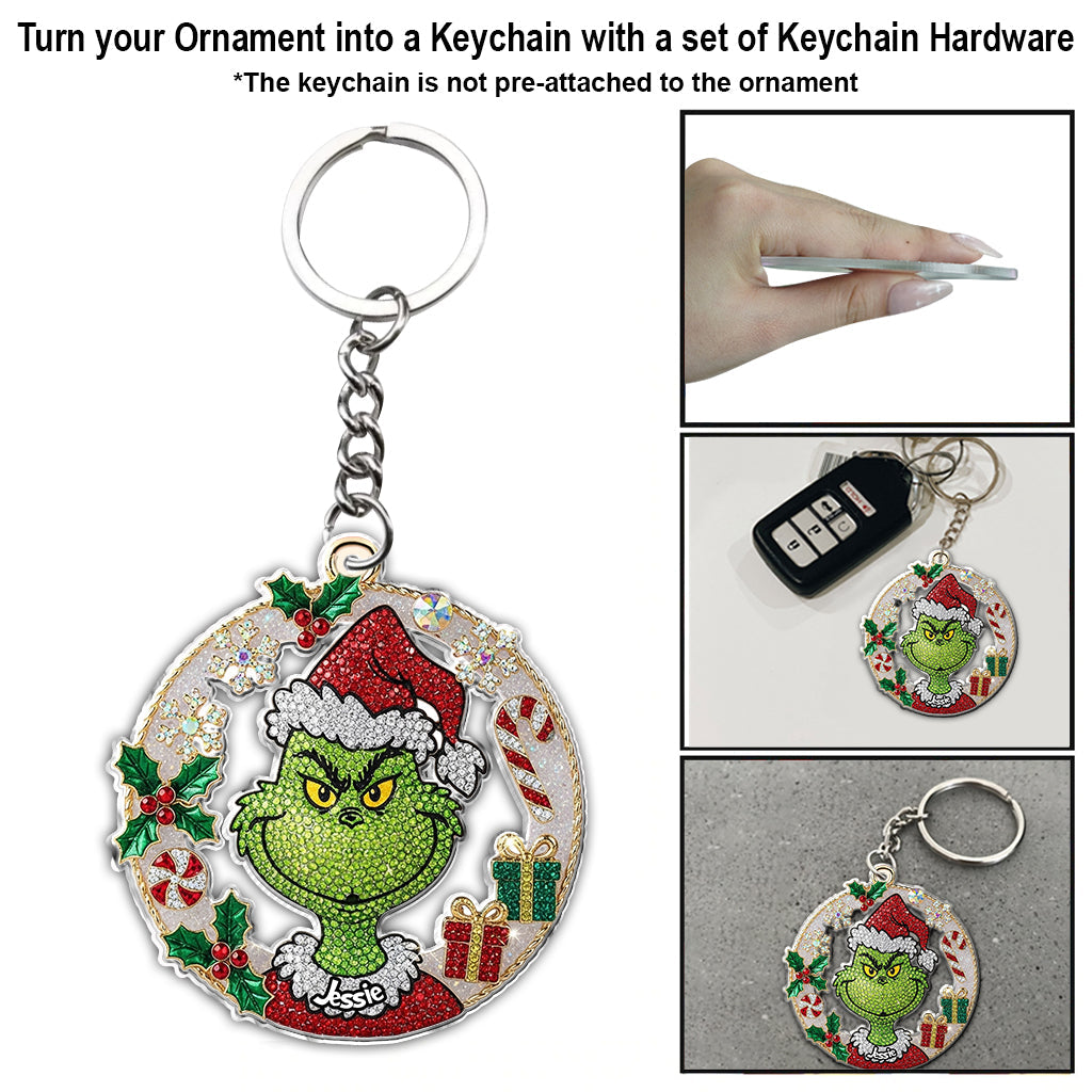 Joyeux Grinchmas - Étole de Noël personnalisée