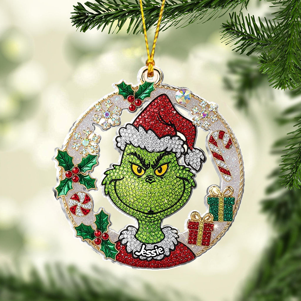 Joyeux Grinchmas - Étole de Noël personnalisée