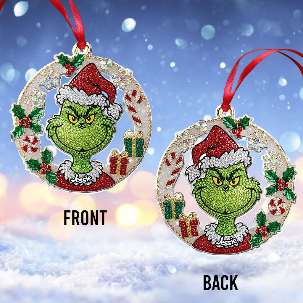 Joyeux Grinchmas - Étole de Noël personnalisée