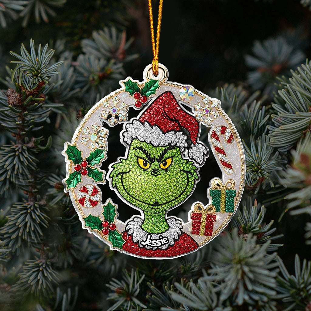 Joyeux Grinchmas - Étole de Noël personnalisée