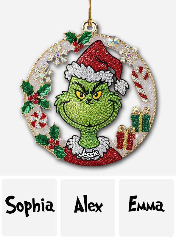 Joyeux Grinchmas - Étole de Noël personnalisée