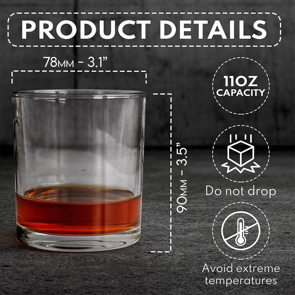 Rockin' Forever - Verre à whisky personnalisé King of Rock and Roll