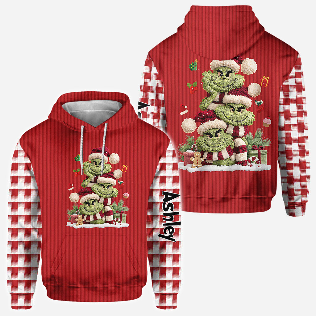 Joyeux Noël - T-shirt personnalisé avec étole de Noël