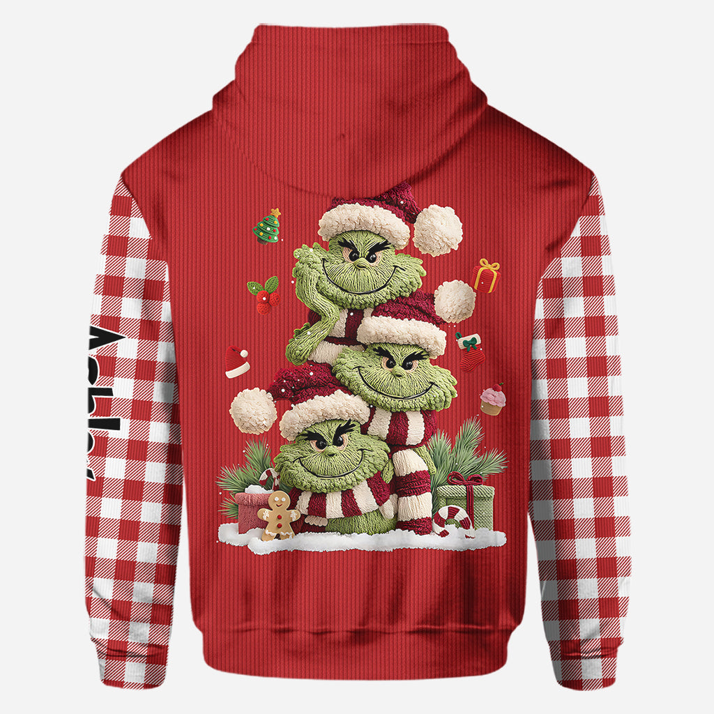 Joyeux Noël - T-shirt personnalisé avec étole de Noël