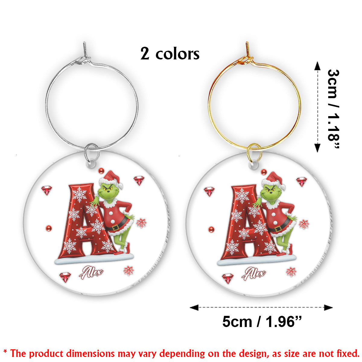 Merry Christmas - Personalized Stole Christmas Wine Glass With Long Stem