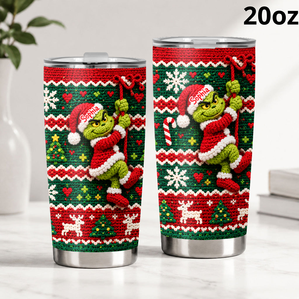 Merry Christmas - Personalized Stole Christmas Tumbler