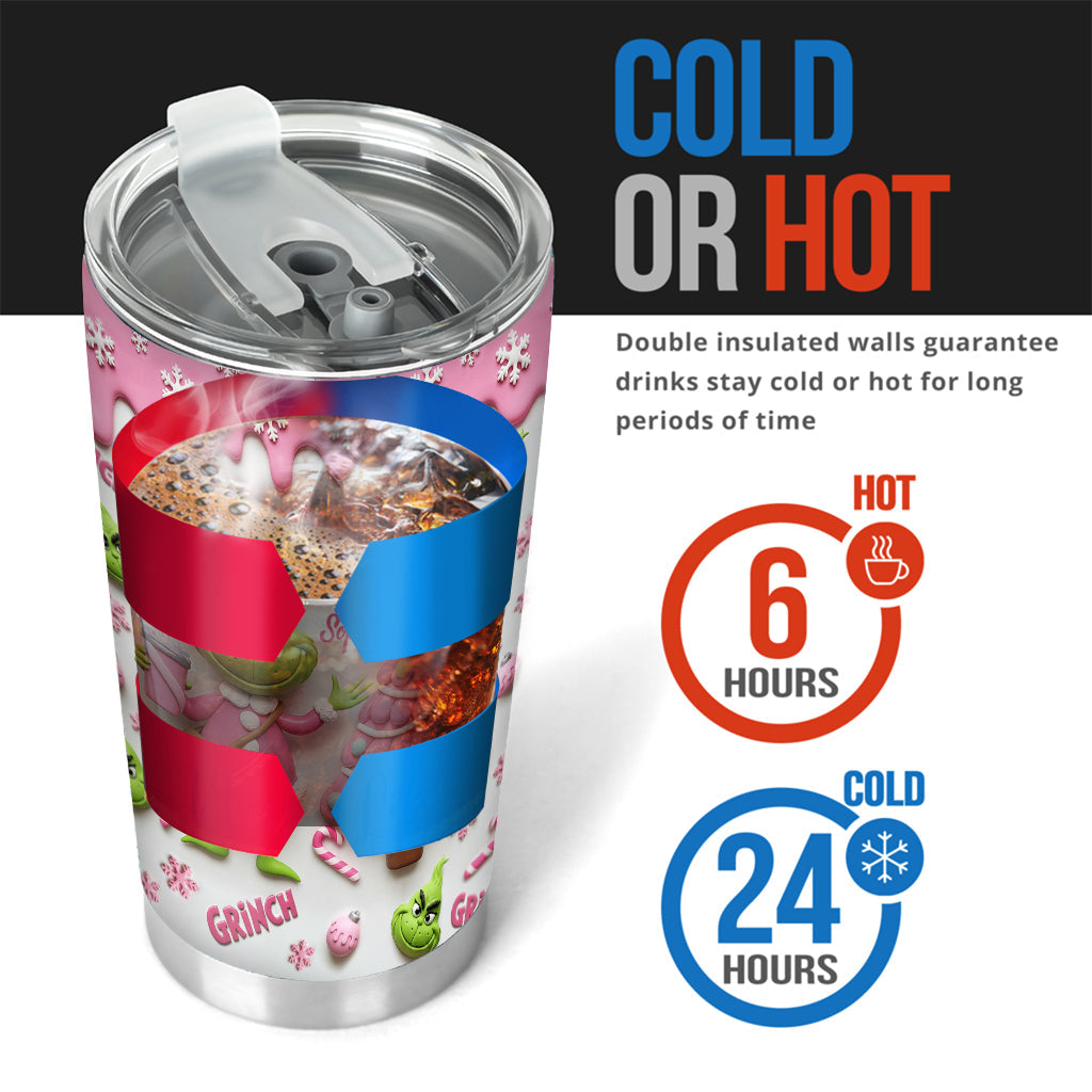 Merry Grinchmas - Personalized Stole Christmas Tumbler
