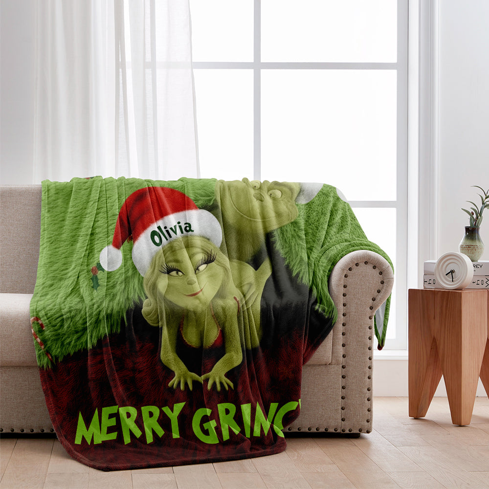 Favorite Thing To Do This Grinchmas - Personalized Stole Christmas Blanket