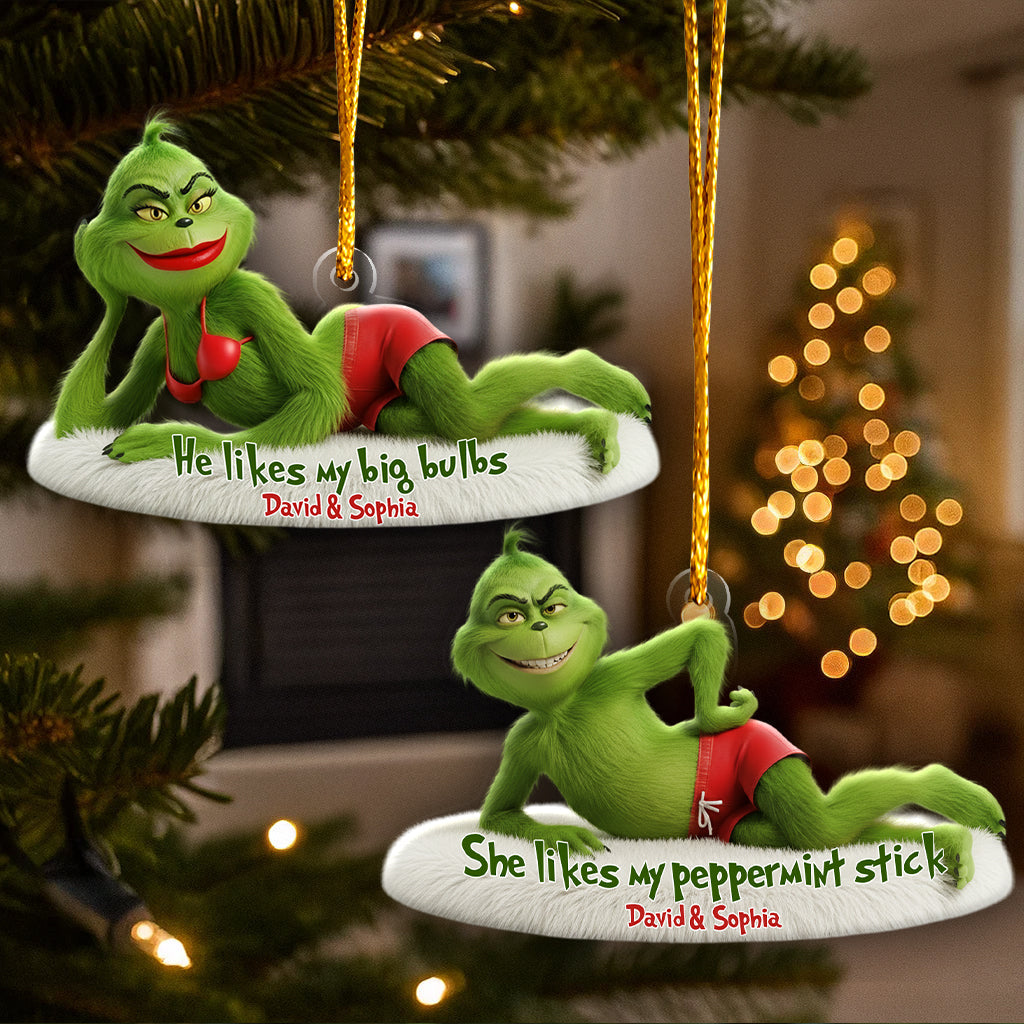 Cadeau de Noël pour couples - Étole personnalisée - Ornement de Noël