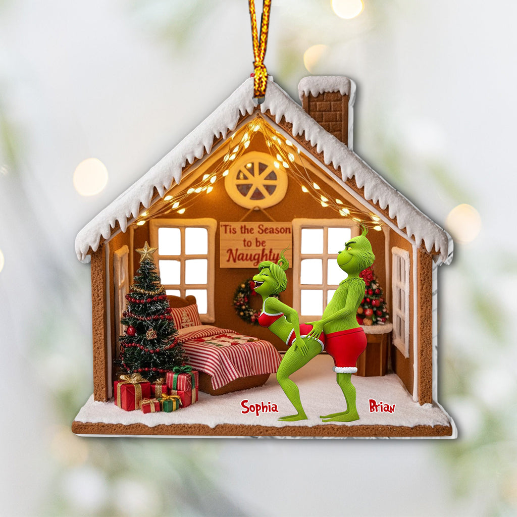 Jusqu'à la saison des bêtises - Ornement de Noël étole personnalisé