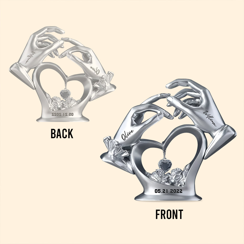 Anniversary Gifts For Couple - Personalized Couple Custom Shaped Acrylic Plaque