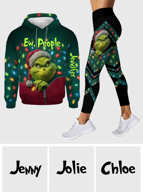 Ew People - Personalized Stole Christmas Hoodie and Leggings