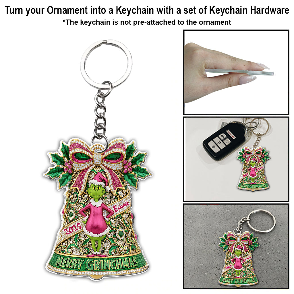 Joyeux Grinchmas - Étole de Noël personnalisée