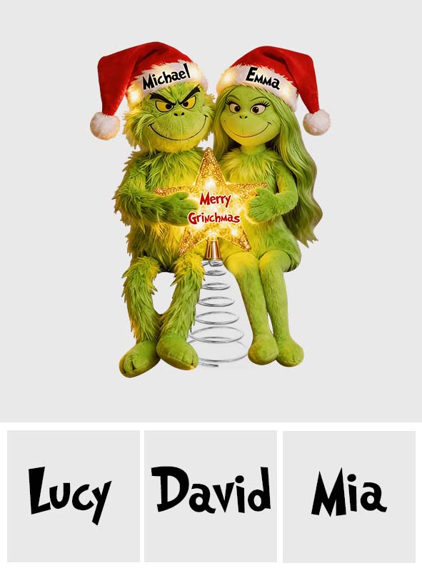 I'm Yours - Personalized Stole Christmas LED Light Tree Topper