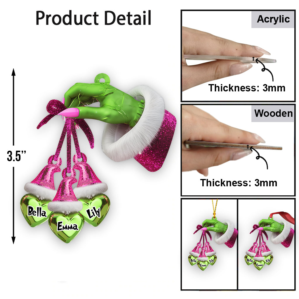 Merry Grinchmas - Personalized Stole Christmas Ornament