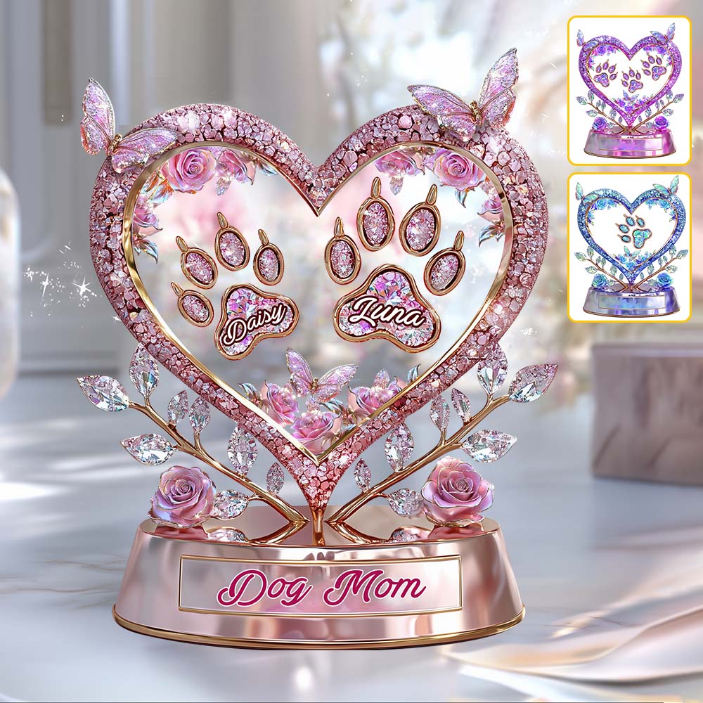 Fur Mama - Personalized Dog Custom Shaped Acrylic Plaque