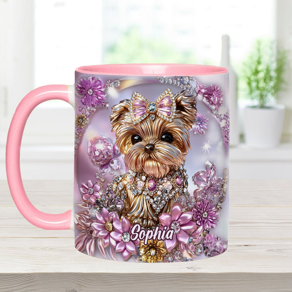 Yorkshire Terrier Lover - Personalized Dog Accent Mug