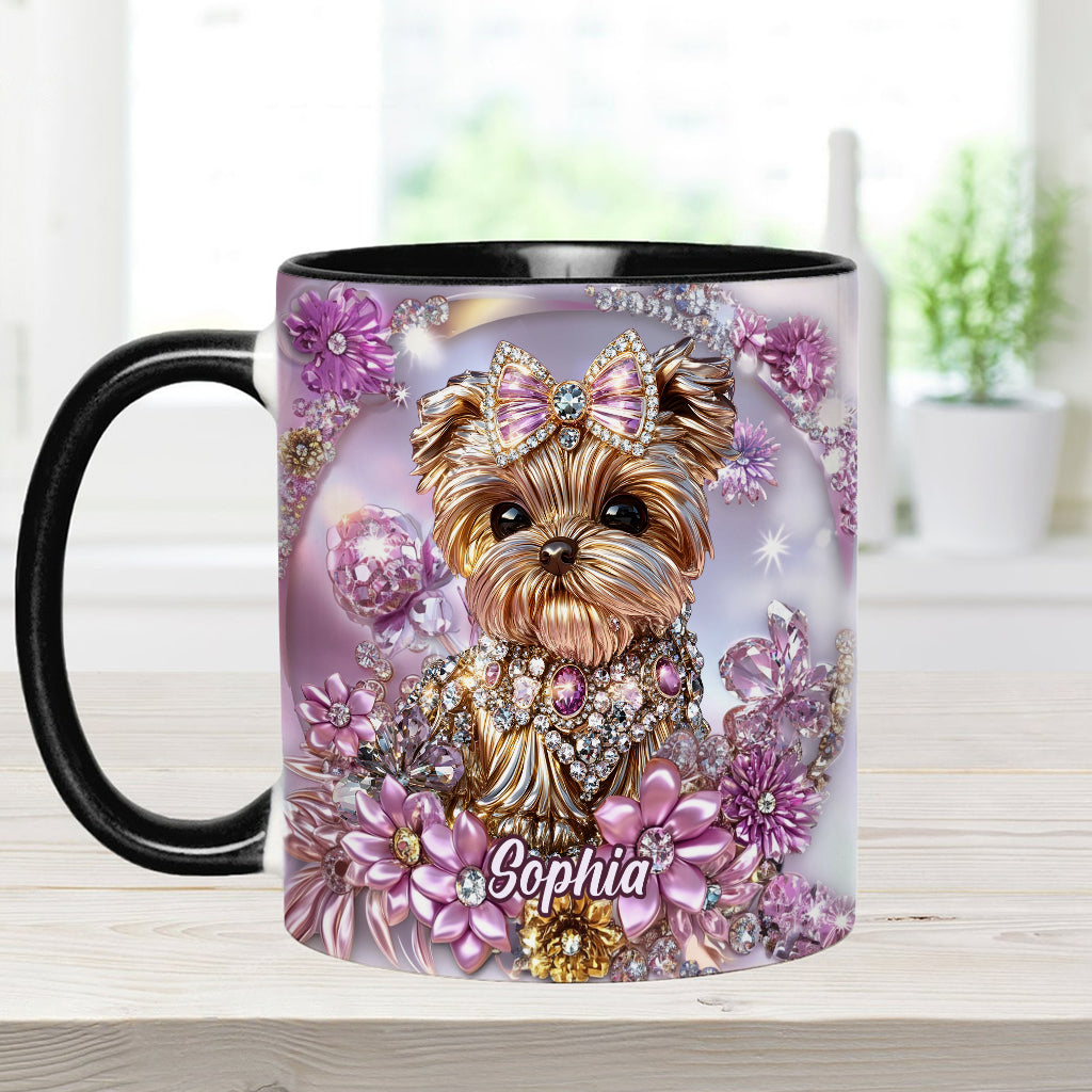 Yorkshire Terrier Lover - Personalized Dog Accent Mug