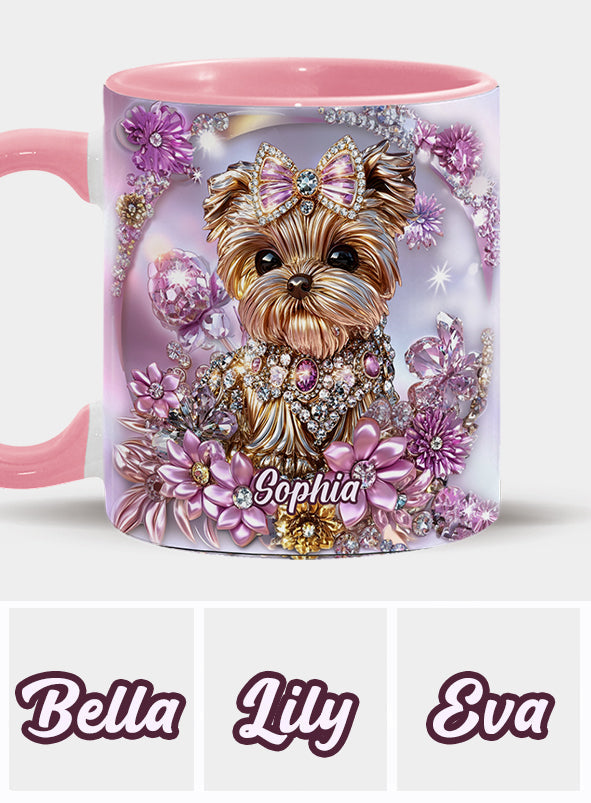 Yorkshire Terrier Lover - Personalized Dog Accent Mug