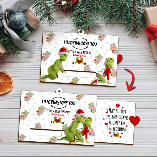 Grinch Christmas - Personalized Stole Christmas Sliding Ornament