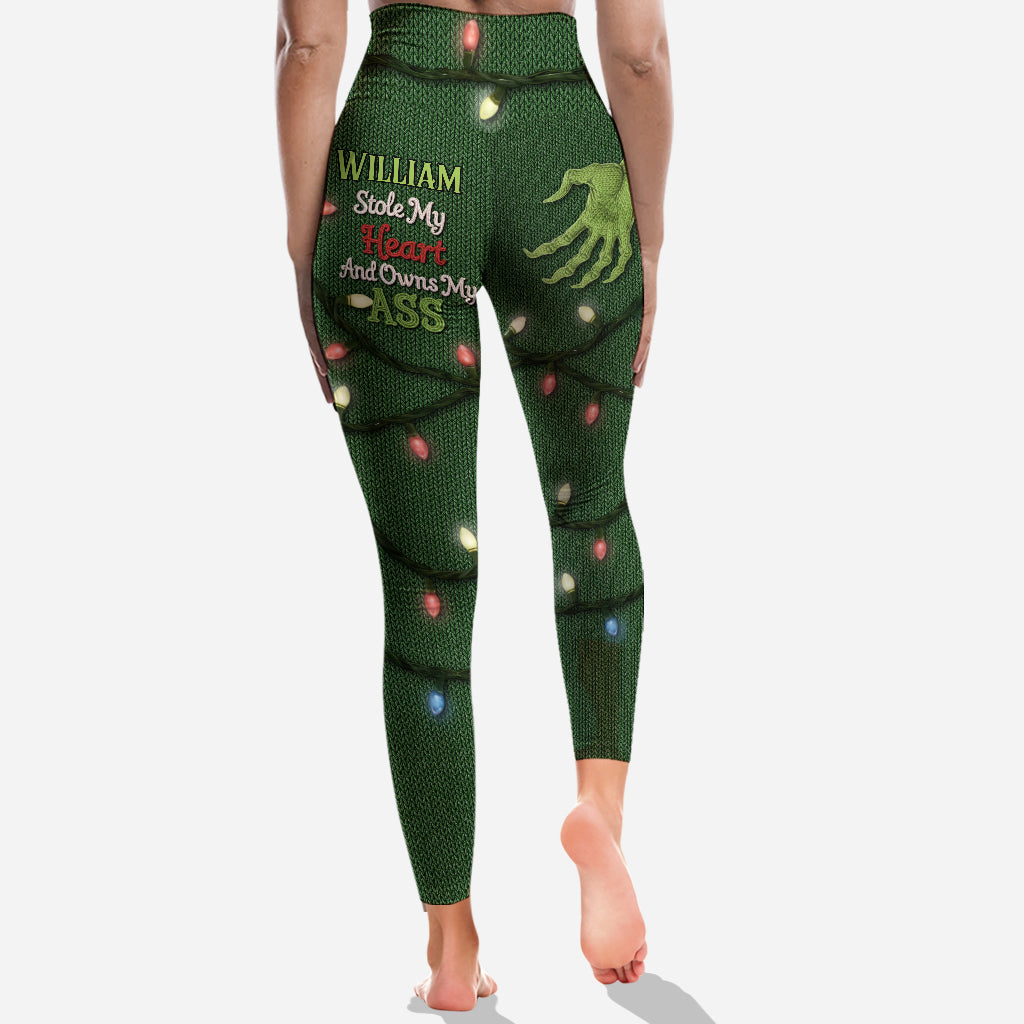 Joyeux Grinchmas - Étole de Noël personnalisée - Leggings