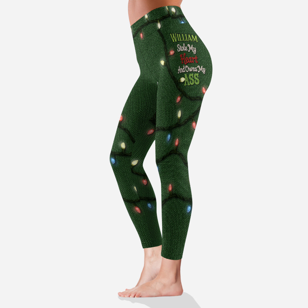 Joyeux Grinchmas - Étole de Noël personnalisée - Leggings