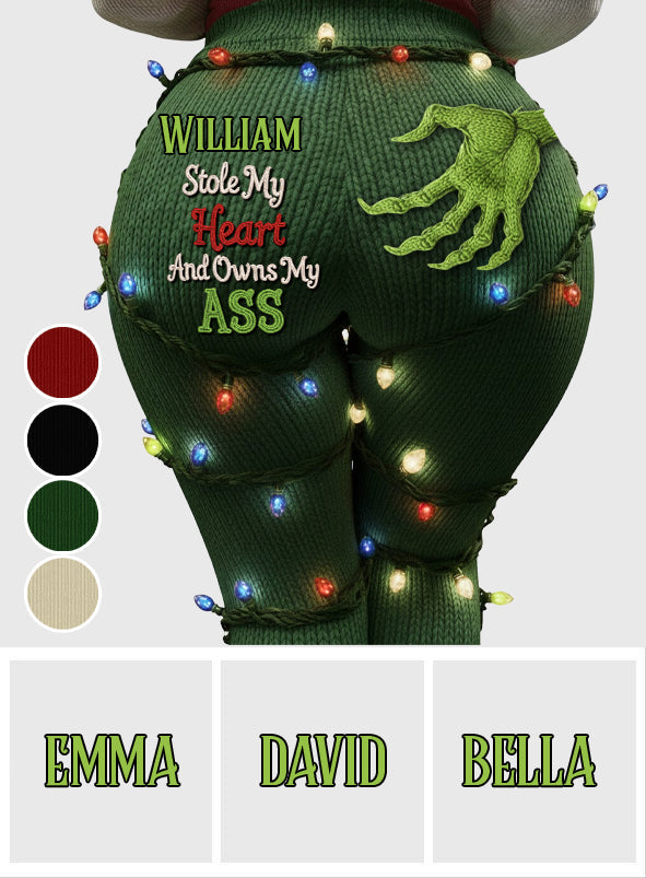 Joyeux Grinchmas - Étole de Noël personnalisée - Leggings