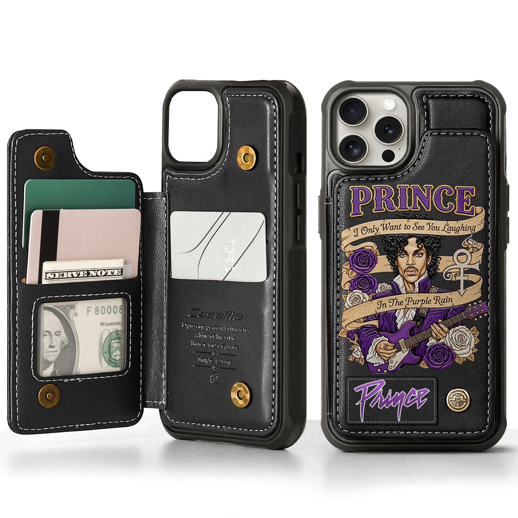 Étui portefeuille pour téléphone Purple Rain