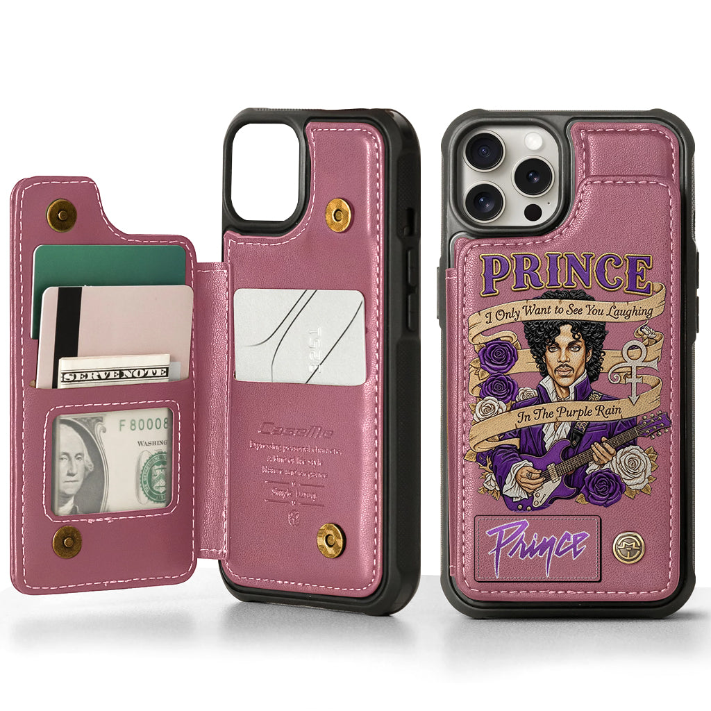 Étui portefeuille pour téléphone Purple Rain