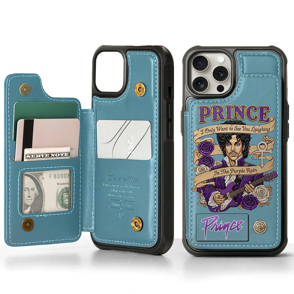 Étui portefeuille pour téléphone Purple Rain