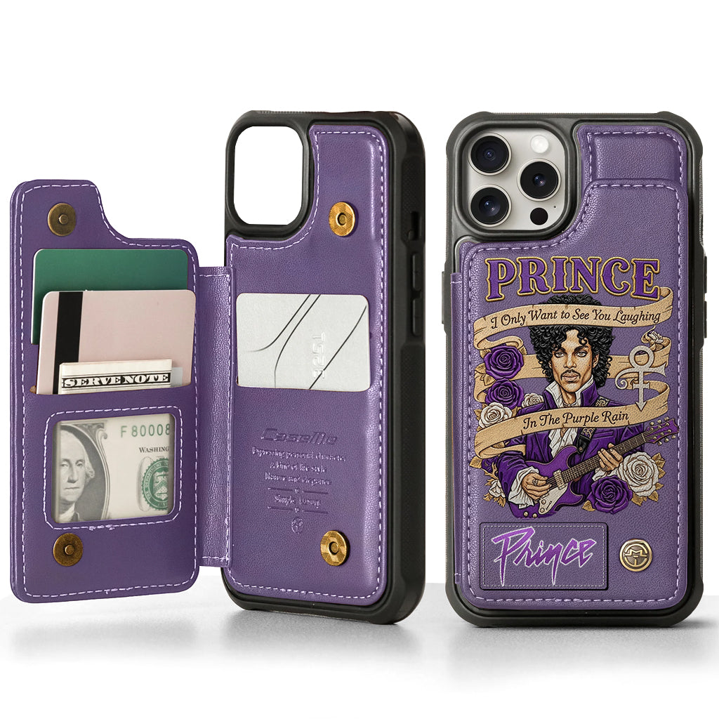 Étui portefeuille pour téléphone Purple Rain