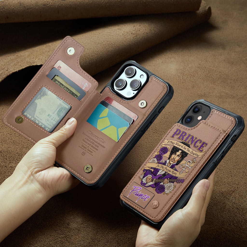Étui portefeuille pour téléphone Purple Rain