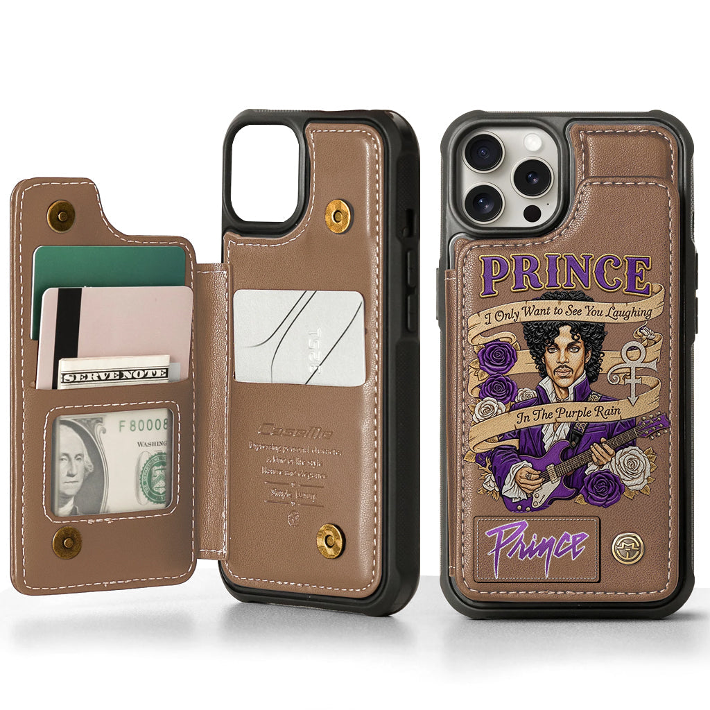 Étui portefeuille pour téléphone Purple Rain