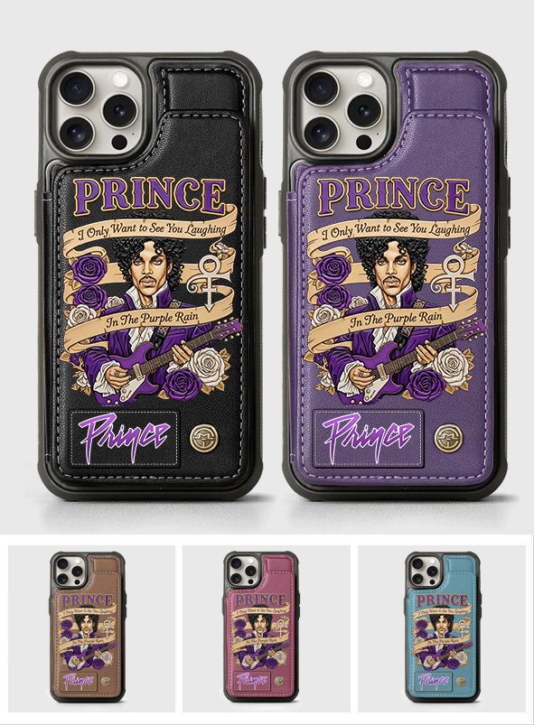 Étui portefeuille pour téléphone Purple Rain