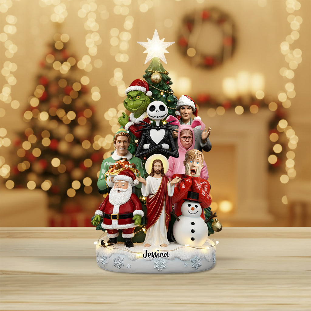 Merry Christmas - Personalized Stole Christmas Custom Shaped Acrylic Plaque