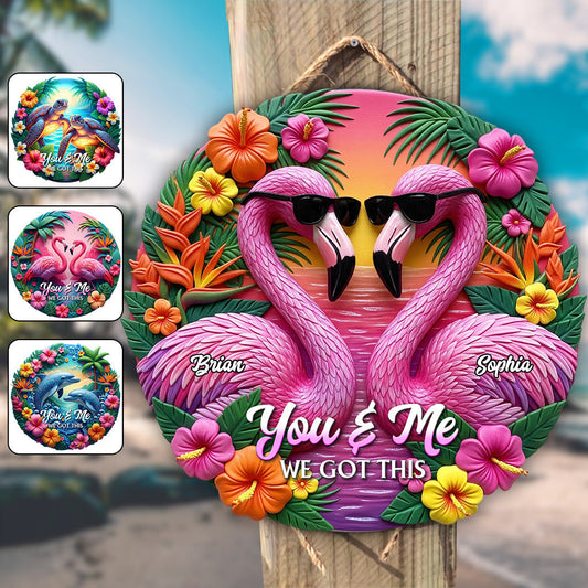 On gère ça - Panneau en bois personnalisé pour couple