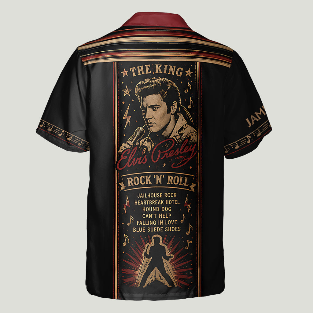 Forever The King - Personalized King of Rock and Roll Hawaiian Shirt