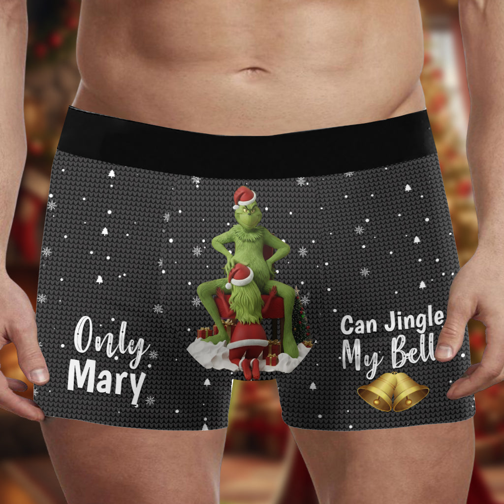 Boxers personnalisés pour couples de monstres rigolos